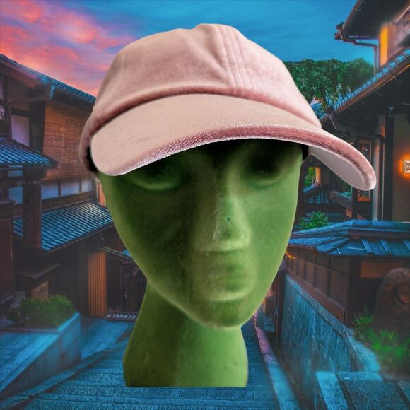 Cedarwood Threads Womens Crushed Velvet Baseball Golf Hat Pink Soft One Size - Picture 1 of 8